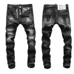 dsquared2 jean slim destroy pas cher  black hole zipper